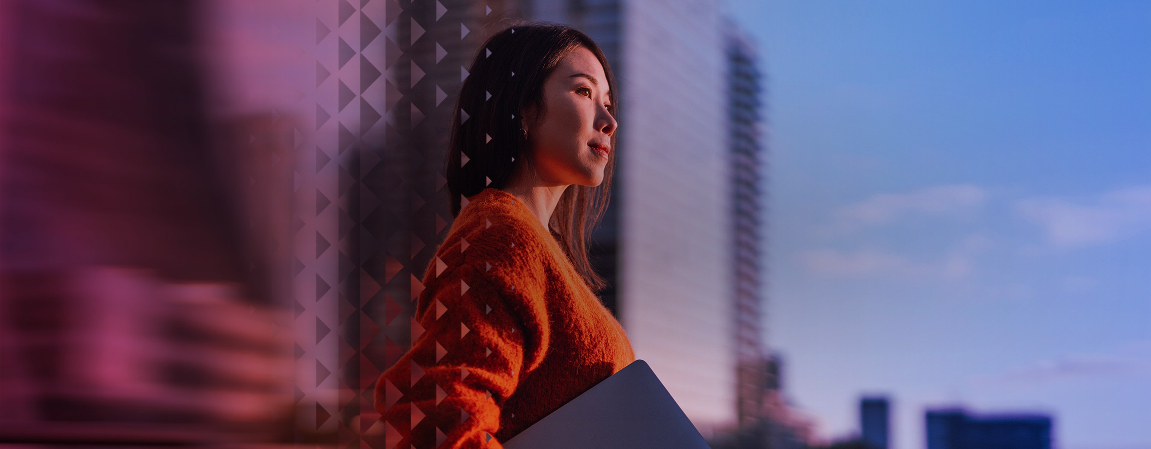 Woman with laptop