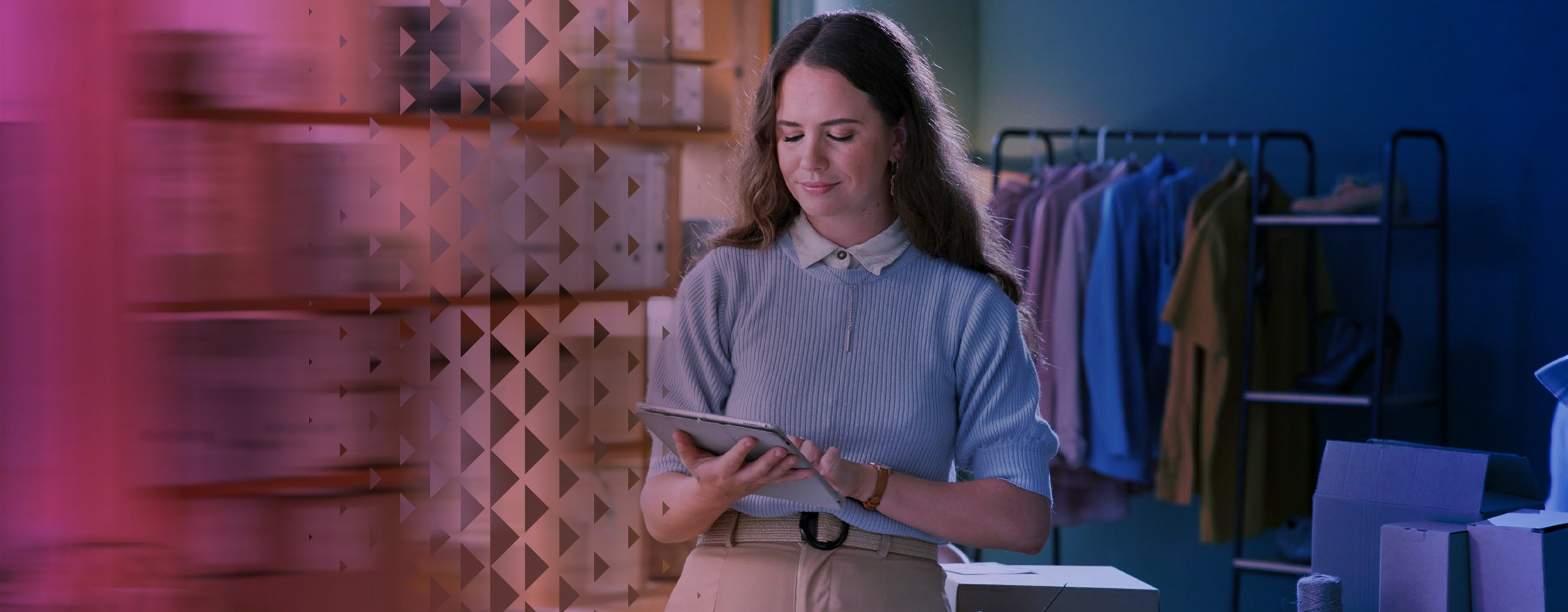 Woman in a shop